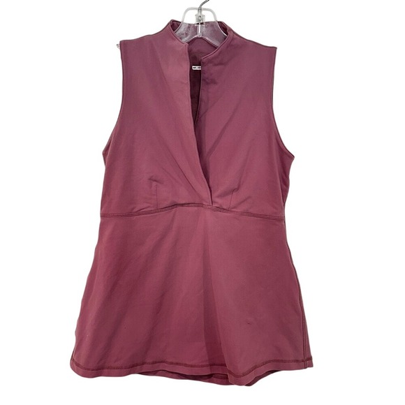 Lululemon Whisper Wet Dry Yoga‎ Tank Women's XS Mauve Sleeveless Stretch - Picture 1 of 5
